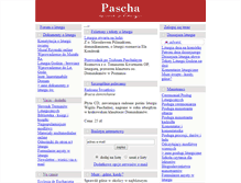Tablet Screenshot of pascha.org.pl